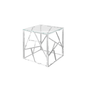 Torelli Side Table DefaultTitle Kieta Glass & Chrome Side Table