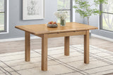 Your Home Style Dining Table Kingston Oak 120/160 Butterfly Extending Dining Table