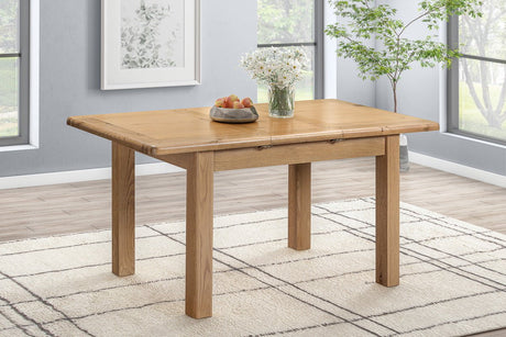 Your Home Style Dining Table Kingston Oak 120/160 Butterfly Extending Dining Table