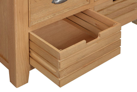 Your Home Style Larder Kingston Oak Double Larder Cupboard
