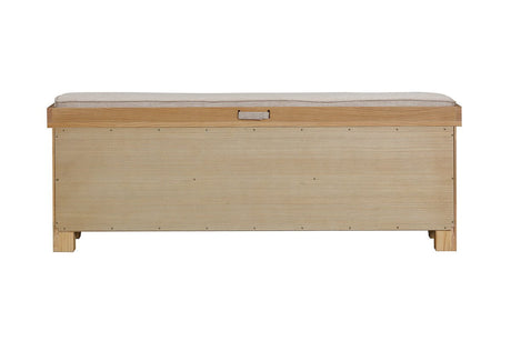 Your Home Style Hall Bench Kingston Oak Hall Bench with Baskets