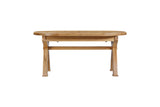 Your Home Style Dining Table Kingston Oak Oval Cross Leg Extending 176/256 Table