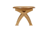 Your Home Style Dining Table Kingston Oak Oval Cross Leg Extending 176/256 Table