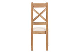 Your Home Style Dining Chairs Kingston Oak Pair of Cross Back Dining Chair