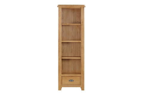 Your Home Style Bookcase Kingston Oak Slim Bookcase