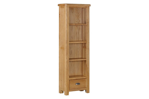 Your Home Style Bookcase Kingston Oak Slim Bookcase
