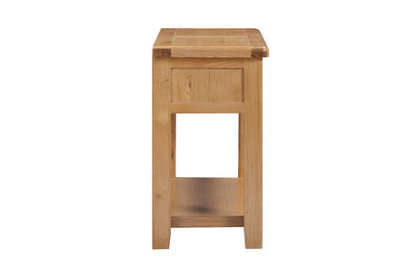 Your Home Style Console Table Kingston Oak Small Console Table