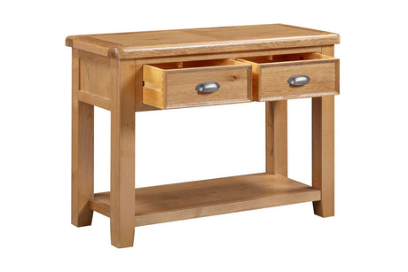 Your Home Style Console Table Kingston Oak Small Console Table