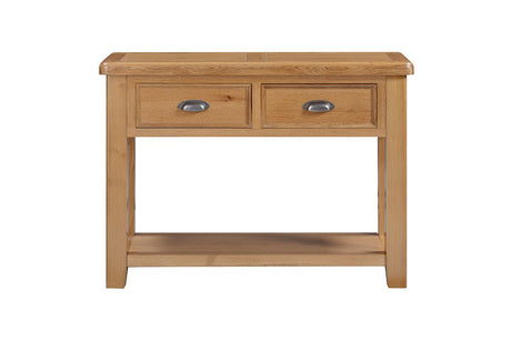 Your Home Style Console Table Kingston Oak Small Console Table