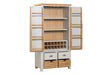 Your Home Style Larder Kingston Painted Double Larder Cupboard