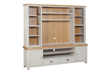 Your Home Style Bookcase Kingston Painted Media Bookcase for XL TV Unit Top