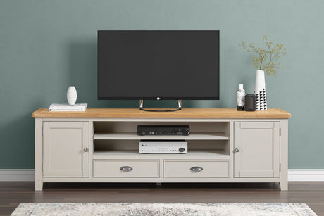 Your Home Style Bookcase Kingston Painted Media Bookcase for XL TV Unit Top