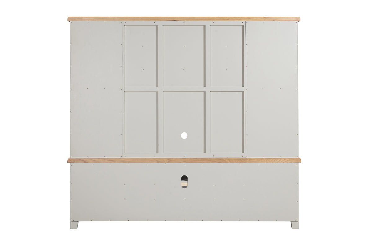 Your Home Style Bookcase Kingston Painted Media Bookcase for XL TV Unit Top