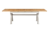 Your Home Style Dining Table Kingston Painted Small Cross Leg 180/260 Extending Table
