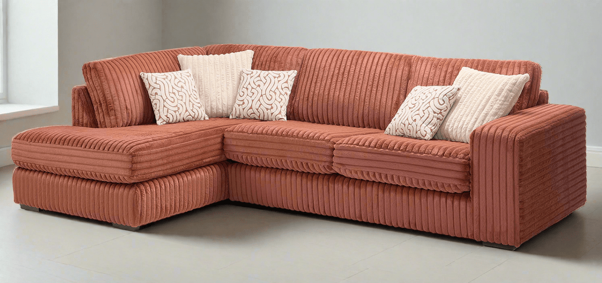 Lebus Corner Sofa Foxy / Oak Layton Left Hand Chaise Sofa