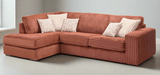 Lebus Corner Sofa Foxy / Oak Layton Left Hand Chaise Sofa