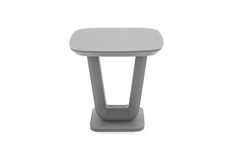 Vida Living Lamp Table Lazzaro Light Grey Lamp Table
