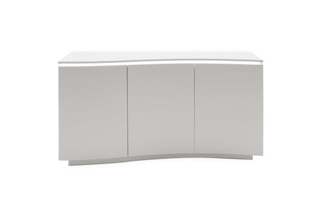 Vida Living Sideboard Lazzaro Light Grey Sideboard with LED Lights