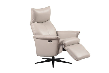 Vida Living Recliner Cashmere Leandro Electric Recliner Accent Chair