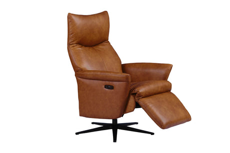 Vida Living Recliner Tan Leandro Electric Recliner Accent Chair