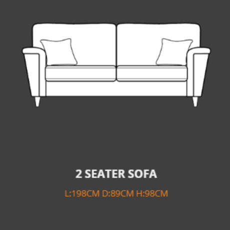 Lebus 2 Seater Sofa Lebus Benji 2 Seater Sofa
