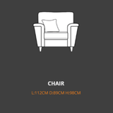 Lebus Chair Lebus Benji Fabric Armchair