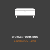 Lebus Storage Footstool Lebus Benji Storage Footstool