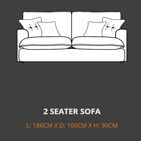 Lebus 2 Seater Sofa Lebus Bromley 2 Seater Sofa