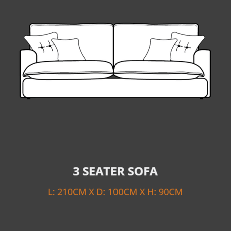Lebus 3 Seater Sofa Lebus Bromley 3 Seater Sofa