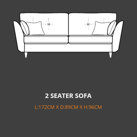 Lebus 2 Seater Sofa Lebus Canterbury 2 Seater Sofa