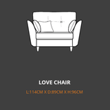Lebus Love Chair Lebus Canterbury Love Chair