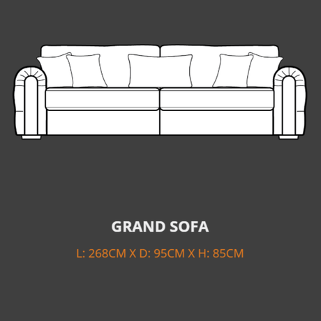 Lebus 4 Seater Sofa Lebus Charles Grand Sofa