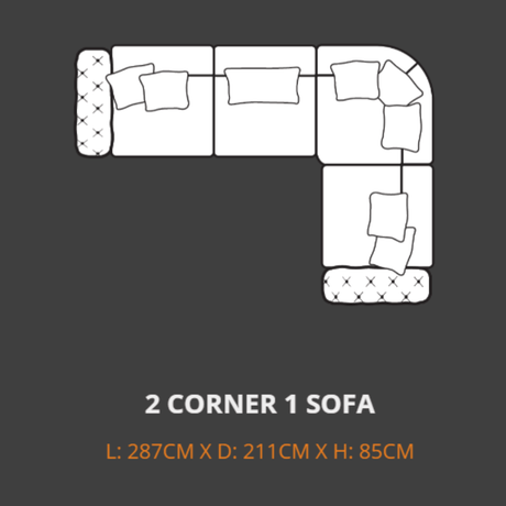 Lebus Corner Sofa Lebus Charles L-Shaped Corner Sofa