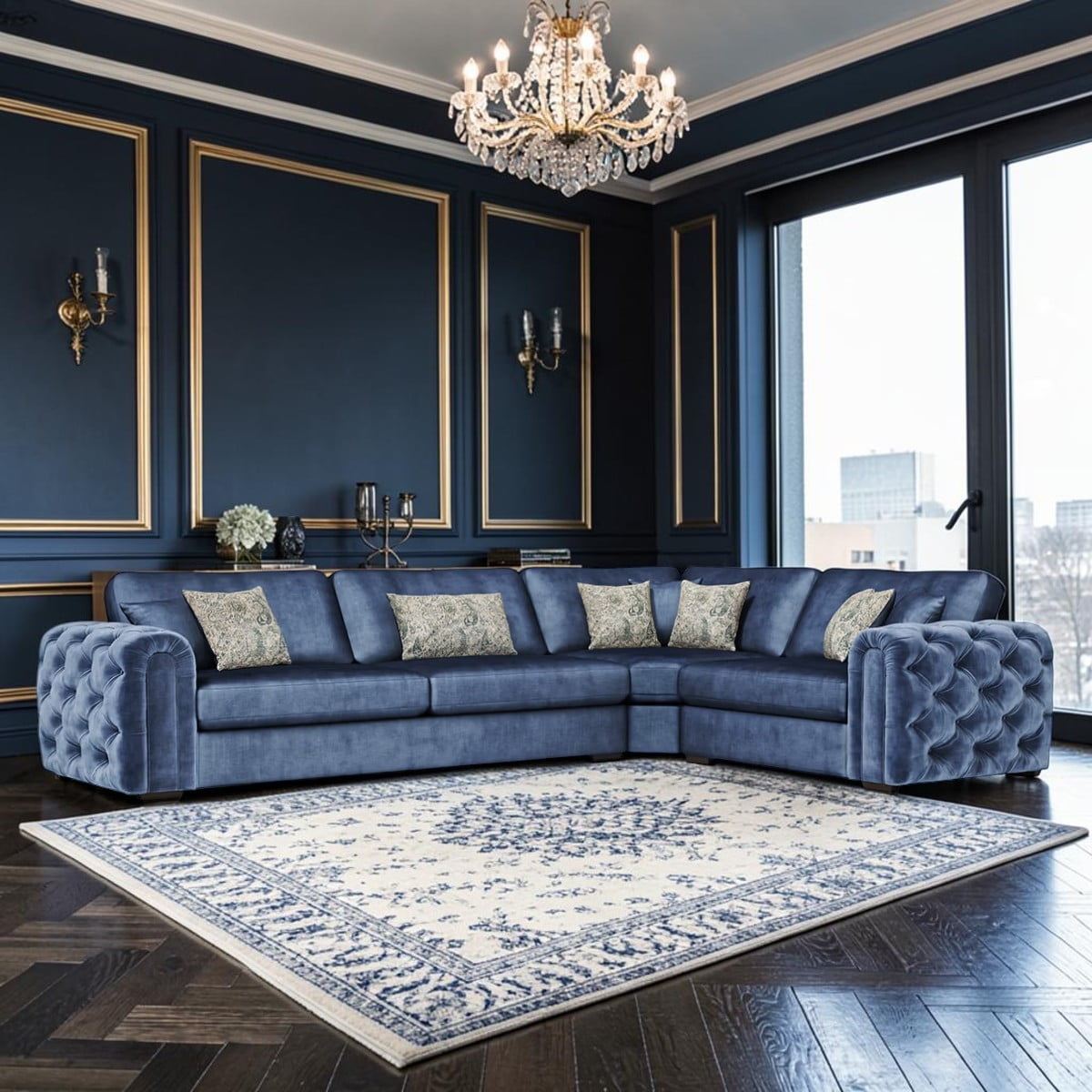 Lebus Corner Sofa Lebus Charles L-Shaped Corner Sofa