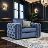 Lebus Armchair Lebus Charles Velvet Armchair
