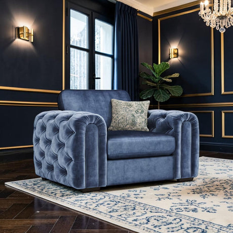Lebus Armchair Lebus Charles Velvet Armchair