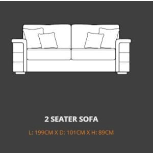 Lebus 2 Seater Sofa Lebus Finesse 2 Seater Sofa