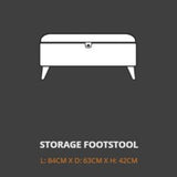 Lebus Storage Footstool Lebus Finesse Storage Footstool