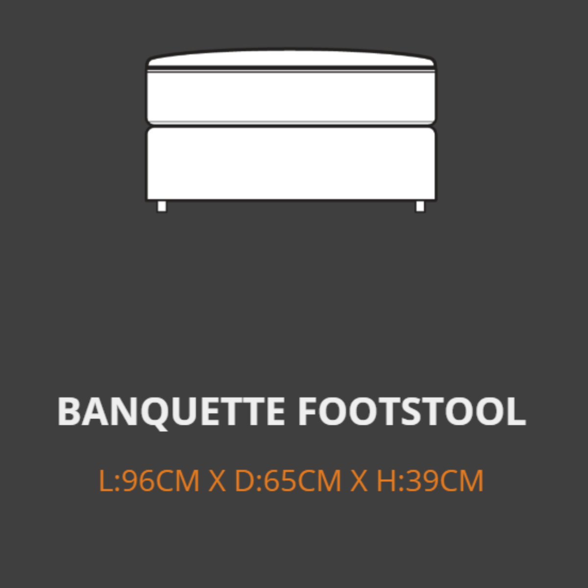 Your Home Furniture of Newark Foot Stool Lebus Grantley Banquette
