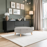 Your Home Furniture of Newark Foot Stool Lebus Grantley Storage Footstool