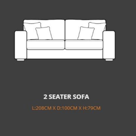 Lebus 2 Seater Sofa Lebus Henley 2 Seater Sofa