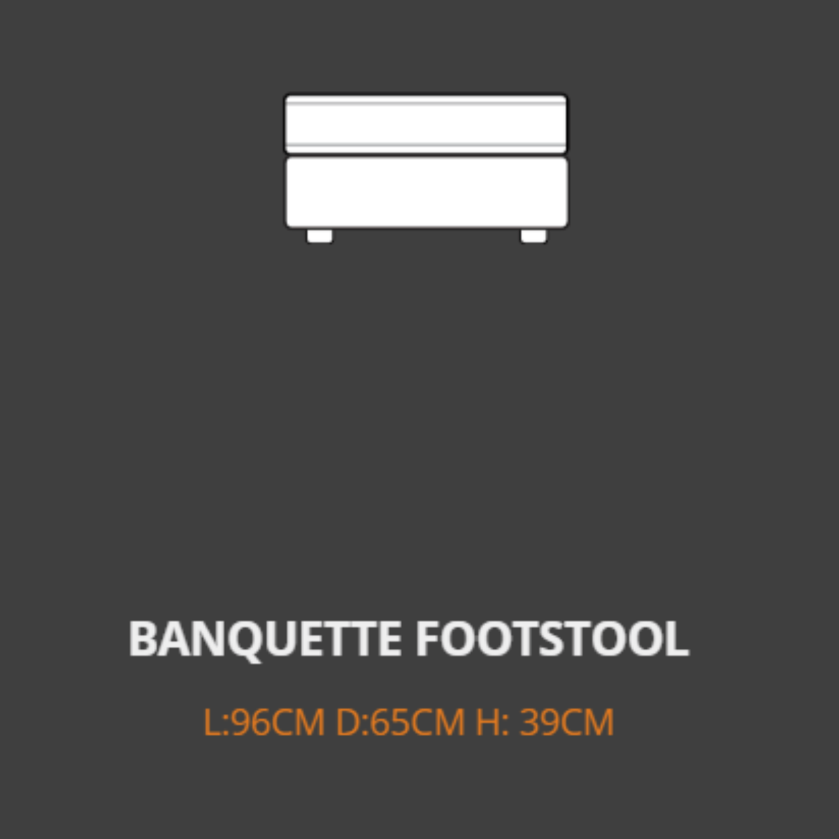 Lebus Foot Stool Lebus Nova Banquette Footstool