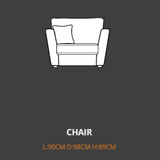 Lebus Armchair Lebus Nova Fabric Armchair