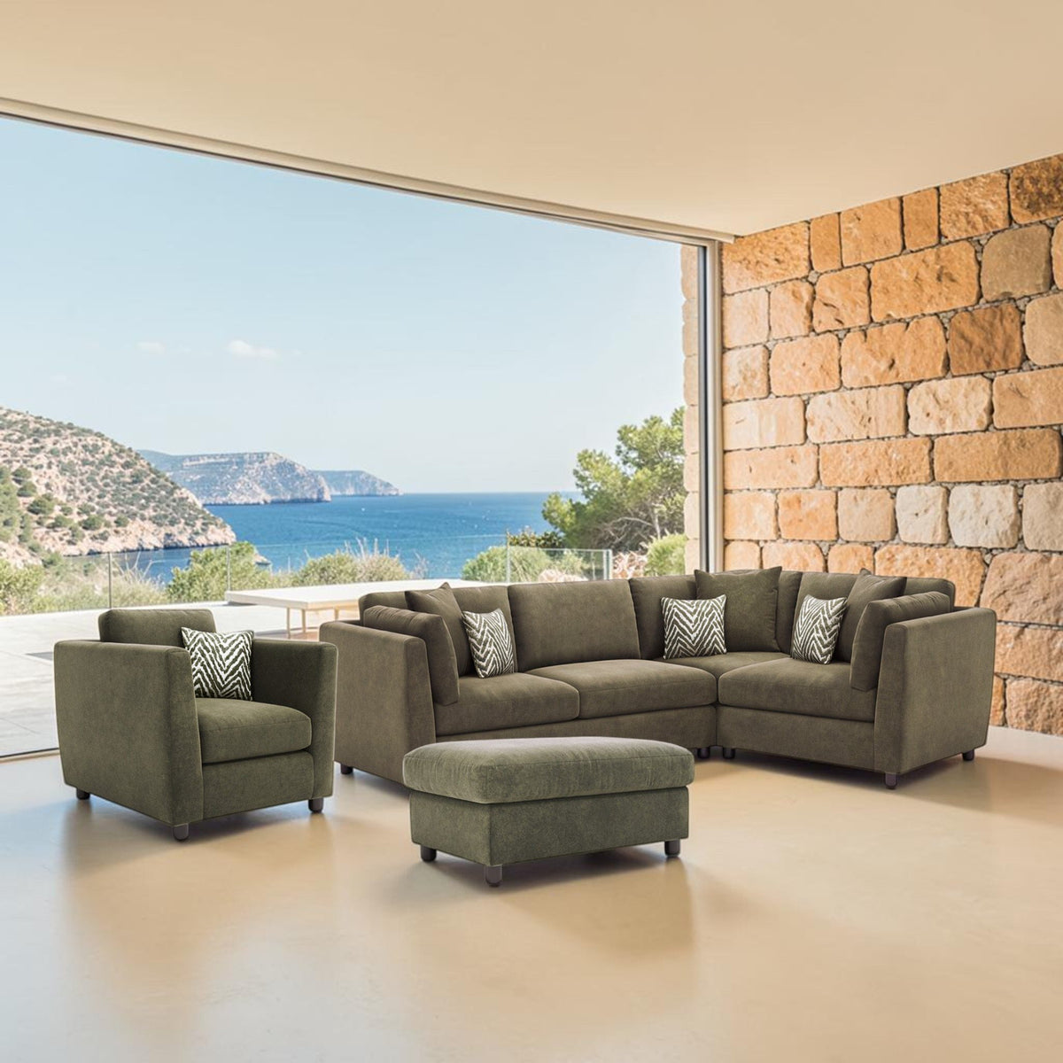 Lebus Corner Sofa Lebus Nova L-Shaped Corner Sofa