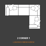 Lebus Corner Sofa Lebus Nova L-Shaped Corner Sofa