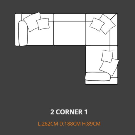 Lebus Corner Sofa Lebus Nova L-Shaped Corner Sofa