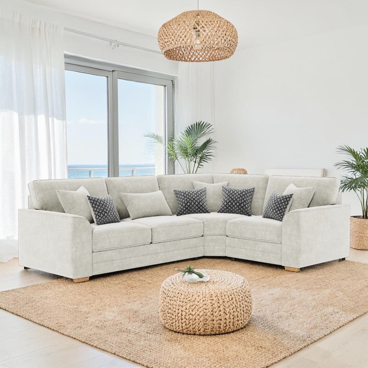Lebus Corner Sofa Lebus Oscar Right Hand Facing Corner