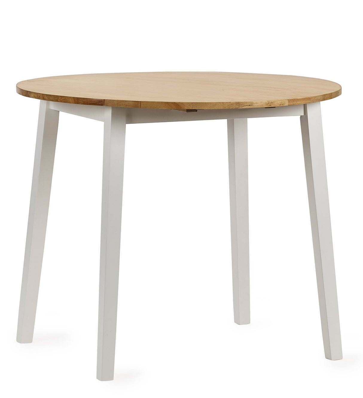 Julian Bowen Dining Tables Linwood Round Drop Leaf Table - Natural Top