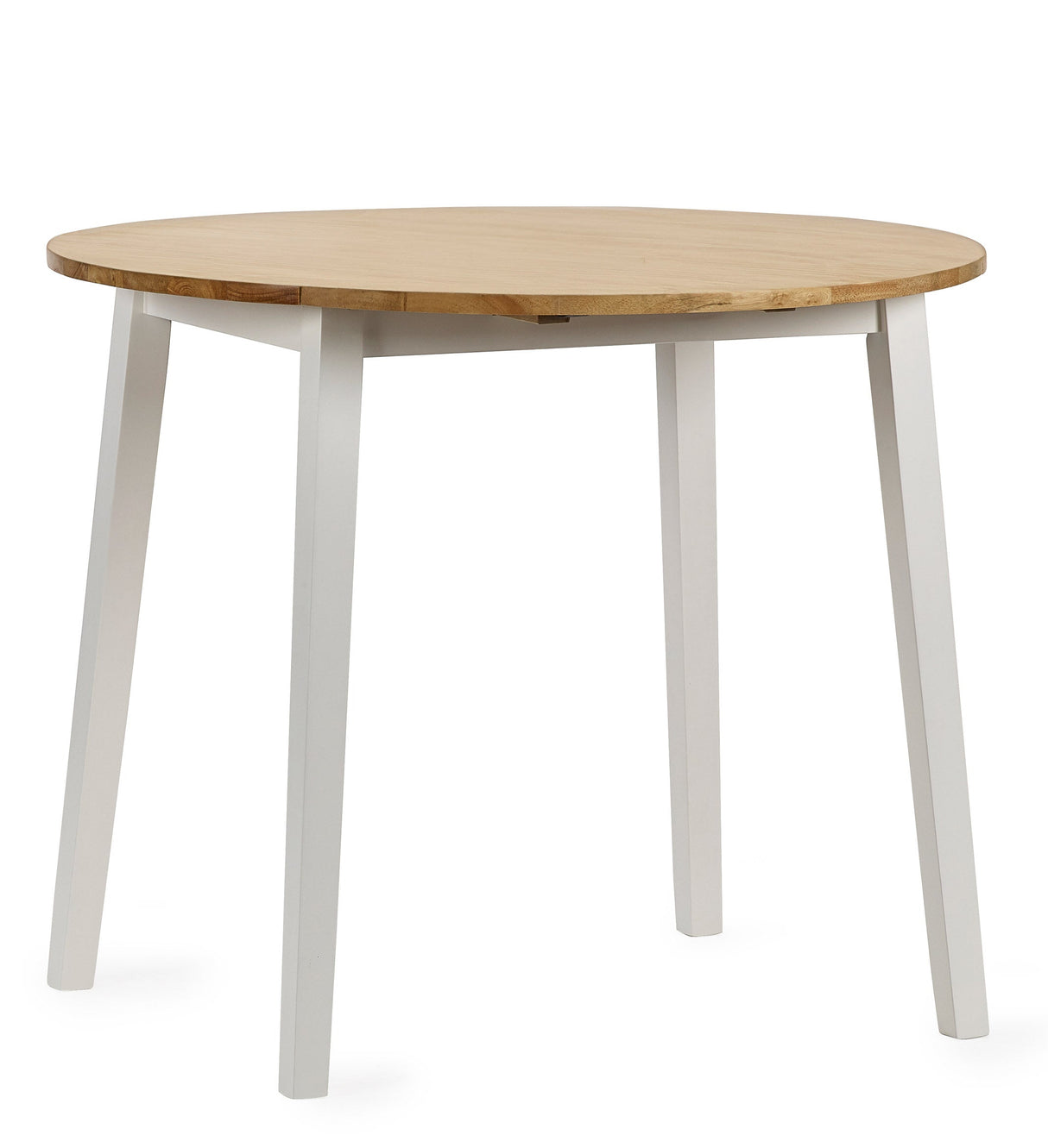 Julian Bowen Dining Tables Linwood Round Drop Leaf Table - Natural Top