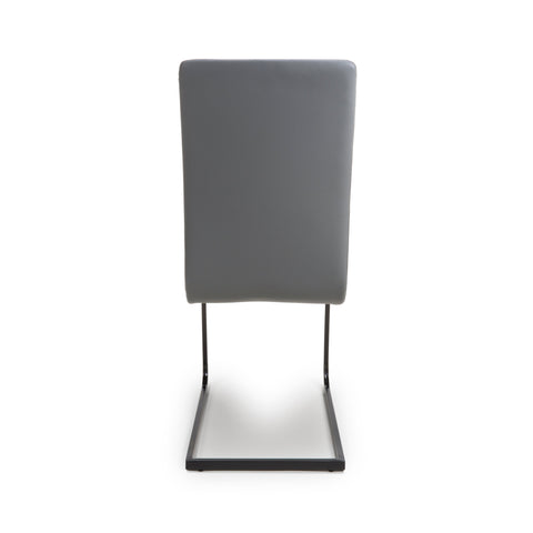 Furniture Link Dining Chair Loft Grey Dining Chair Black Leg (Sold in Pairs)